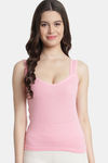 Bleeding Heart Cotton Camisole (Pack of 2) - Pink Beige — thumbnail 2